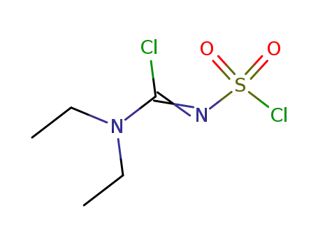 N,N-diethyl-N'-chlorosulfonyl chloroformamidine