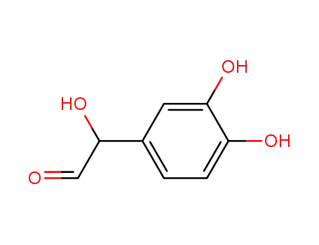 Molecular Structure of 13023-73-9 (2-(3,4-dihydroxyphenyl)-2-hydroxy-acetaldehyde)