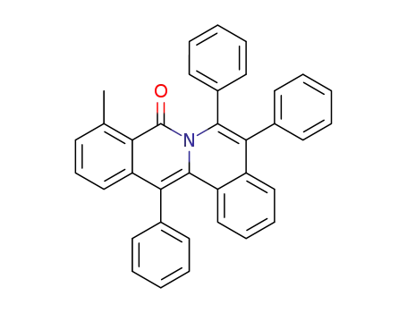 9-methyl-5,6,13-triphenyl-8H-dibenzo[a,g]quinolizin-8-one