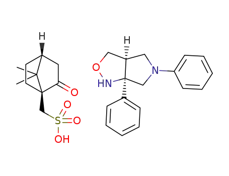 5,6a-diphenylhexahydro-1H-pyrrolo[3,4-c][1,2]oxazol-5-ium (7,7-dimethyl-2-oxobicyclo[2.2.1]hept-1-yl)methane sulfonate