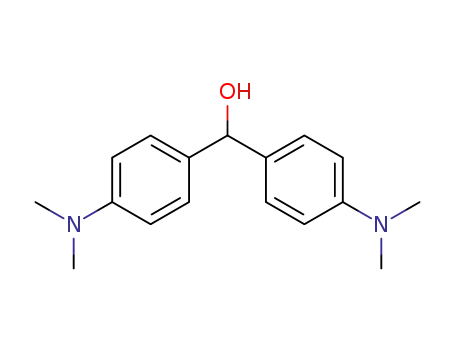 Molecular Structure of 119-58-4 (4,4'-Bis(dimethylamino)benzhydrol)