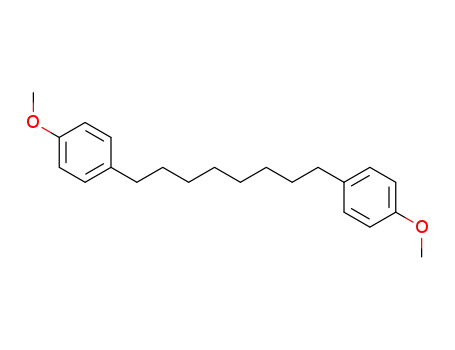 Molecular Structure of 4280-59-5 (Benzene, 1,1'-(1,8-octanediyl)bis[4-methoxy-)