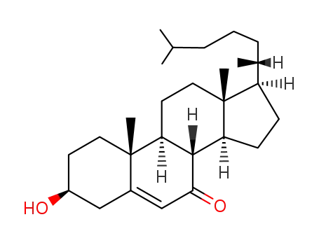 Molecular Structure of 566-28-9 (7-KETOCHOLESTEROL)