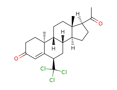 6β-Trichlormethyl-9β,10α-pregn-4-en-3,20-dion