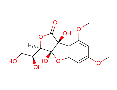 (3R,3aR,8bS)-3-((S)-1,2-dihydroxyethyl)-3a,8b-dihydroxy-6,8-dimethoxy-3,3a-dihydrofuro[3,4-b]benzofuran-1(8bH)-one