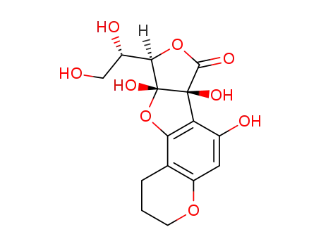 (6bS,9R,9aR)-9-((S)-1,2-dihydroxyethyl)-6,6b,9a-trihydroxy-2,3,9,9a-tetrahydro-1H-furo[3',4':4,5]furo[2,3-f]chromen-7(6bH)-one