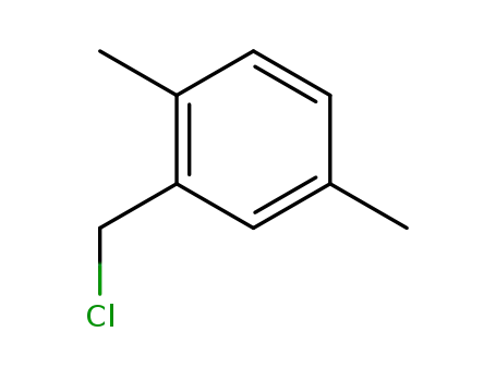 Molecular Structure of 824-45-3 (2,5-Dimethylbenzyl chloride)