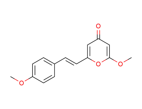 2-methoxy-6-<2-(4-methoxyphenyl)ethenyl>pyran-4-one