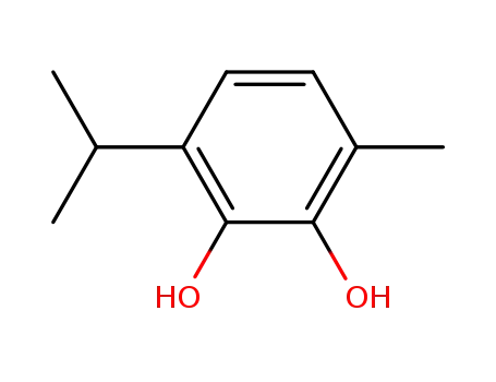 Molecular Structure of 490-06-2 (3-ISOPROPYL-6-METHYLCATECHOL�)