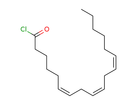 Molecular Structure of 54562-14-0 (GAMMA-LINOLENOYL CHLORIDE)