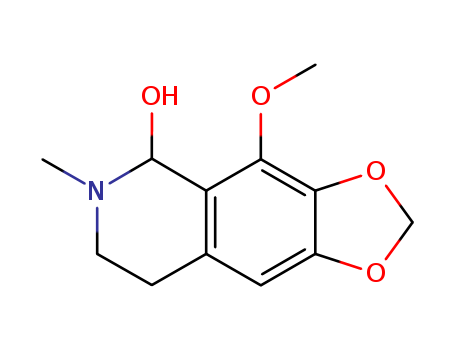 1,3-Dioxolo[4,5-g]isoquinolin-5-ol,5,6,7,8-tetrahydro-4-methoxy-6-methyl-