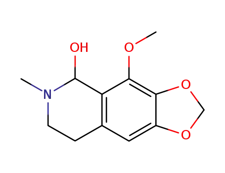 4-methoxy-6-methyl-5,6,7,8-tetrahydro-1,3-dioxolo[4,5-g]isoquinolin-5-ol