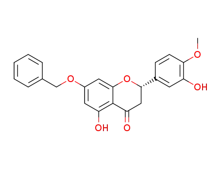 (S)-7-(benzyloxy)-5-hydroxy-2-(3-hydroxy-4-methoxyphenyl)chroman-4-one