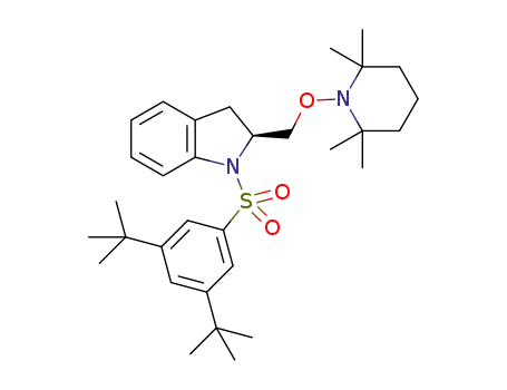 (S)-1-((3,5-di-tert-butylphenyl)sulfonyl)-2-(((2,2,6,6-tetramethylpiperidin-1-yl)oxy)methyl)indoline