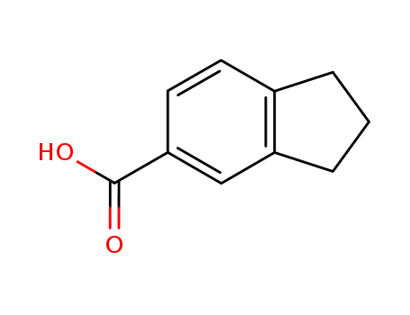 Molecular Structure of 65898-38-6 (INDAN-5-CARBOXYLIC ACID)