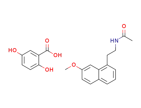 agomelatine gentisic acid