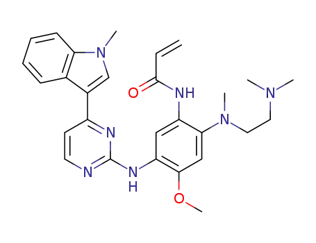 [N-(2-{[2-(dimethylamino)ethyl](methyl)amino}-4-methoxy-5-{[4-(1-methyl-1H-indol-3-yl)pyrimidin-2-yl]amino}phenyl)propen-2-amide]