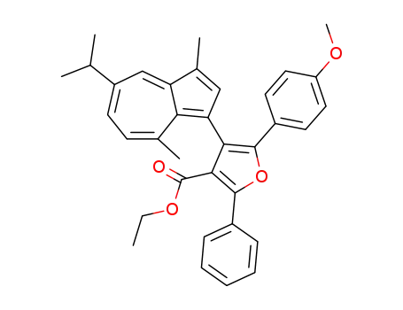 ethyl 3-(guaiazulen-1-yl)-5-(4-methoxyphenyl)-2-phenylfuran-3-carboxylate
