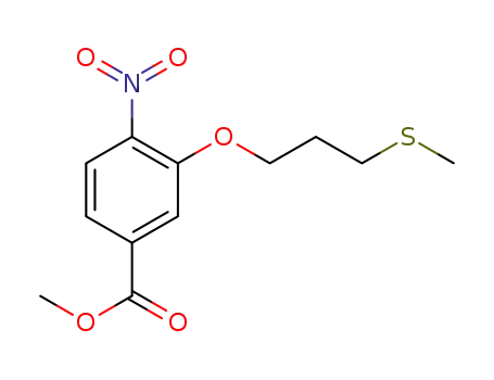methyl 3-(3-(methylthio)propoxy)-4-nitrobenzoate