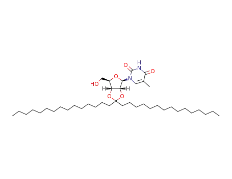 1-[(3aR,4R,6R,6aR)-tetrahydro-6-(hydroxymethyl)-2,2-dipentadecylfuro[3,4-d] [1,3]dioxol-4-yl]-5-methylpyrimidine-2,4(1H,3H)-dione