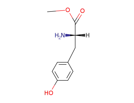 Molecular Structure of 1080-06-4 (Methyl L-tyrosinate)