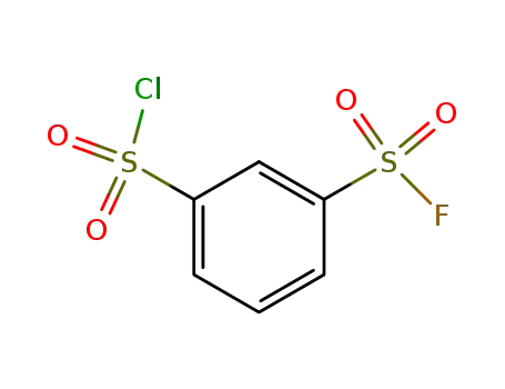Molecular Structure of 2489-52-3 (3-fluorosulphonylbenzenesulphonyl chloride)