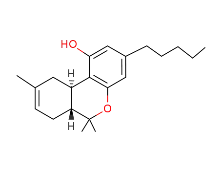 Molecular Structure of 5957-75-5 (DELTA-8-THC)