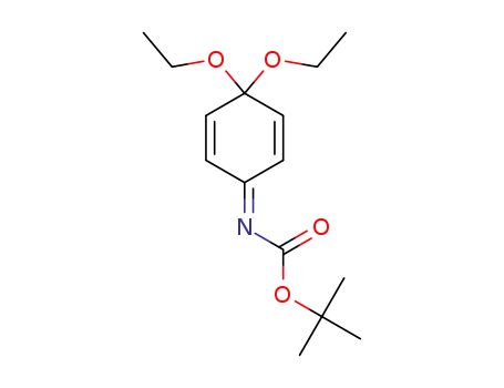 tert-butyl (4,4-diethoxycyclohexa-2,5-dien-1-ylidene)carbamate