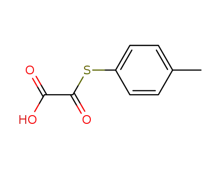 Molecular Structure of 106871-53-8 (Acetic acid, [(4-methylphenyl)thio]oxo-)