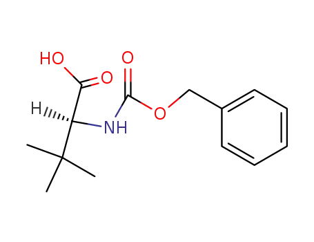 Molecular Structure of 62965-10-0 (Cbz-L-tert-Leucine)