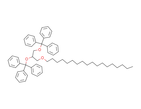 1-octadecyloxy-2,3-bis-trityloxy-propane