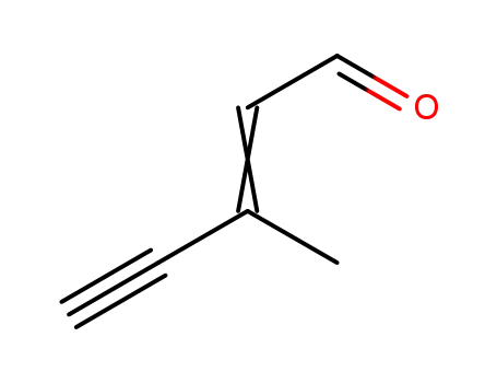 Molecular Structure of 53635-18-0 (2-Penten-4-ynal, 3-methyl-)