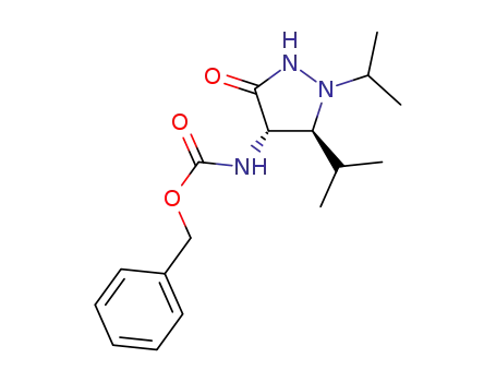 benzyl [(4RS,5RS)-3-oxo-1,5-di(propan-2-yl)pyrazolidin-4-yl]carbamate