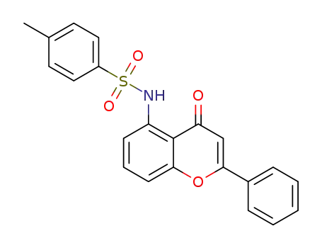 4-methyl-N-(4-oxo-2-phenyl-4H-chromen-5-yl)benzenesulfonamide