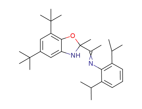 N-(1-(5,7-di-tert-butyl-2-methyl-2,3-dihydrobenzo[d]oxazol-2-yl)ethylidene)-2,6-diisopropylaniline