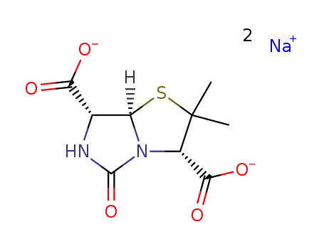 8-hydroxypenillic acid (3,3-dimethyl-8-oxo-4-thia-1,7-diazabicyclo[3.3.0]octane-2,6-dicarboxylic acid) disodium