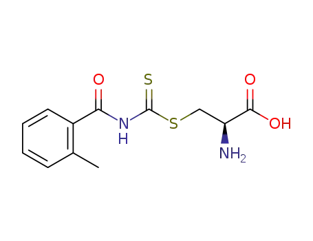 (R)-2-amino-3-(((2-methylbenzoyl)carbamothioyl)thio)propanoic acid