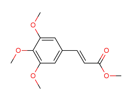 Molecular Structure of 20329-96-8 (METHYL 3,4,5-TRIMETHOXYCINNAMATE)