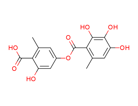 2,3,4-Trihydroxy-6-methylbenzoic acid 4-carboxy-3-hydroxy-5-methylphenyl ester
