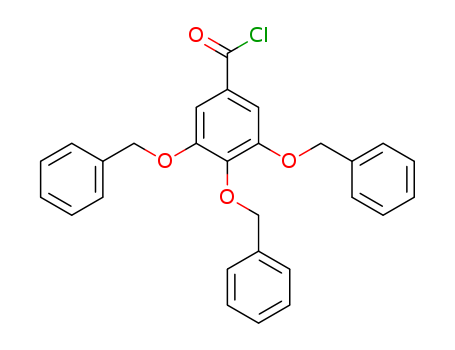 Benzoyl chloride, 3,4,5-tris(phenylmethoxy)-