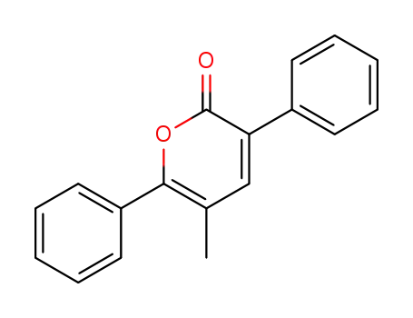 5-methyl-3,6-diphenyl-2H-pyran-2-one