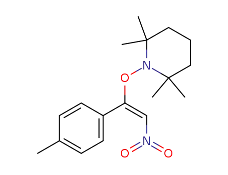 (E)-2,2,6,6-tetramethyl-1-((2-nitro-1-(p-tolyl)vinyl)oxy)piperidine