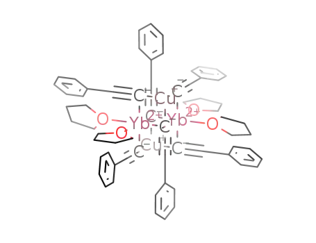 bis(tetrahydrofuran)ytterbium tris(phenylethynyl)cuprate