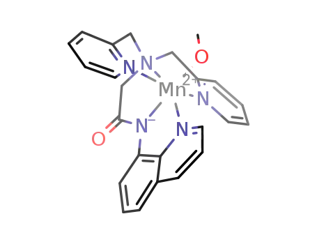 [MnII(2-[bis(pyridin-2-ylmethyl)]amino-N-quinolin-8-yl-acetamidate)(HOMe)](1+)