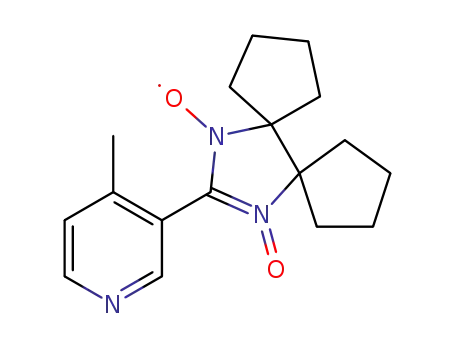 2-(4-methylpyridin-3-yl)-4,5-bis(spirocyclopentane)-4,5-dihydro-1Н-imidazole-3-oxide-1-oxyl
