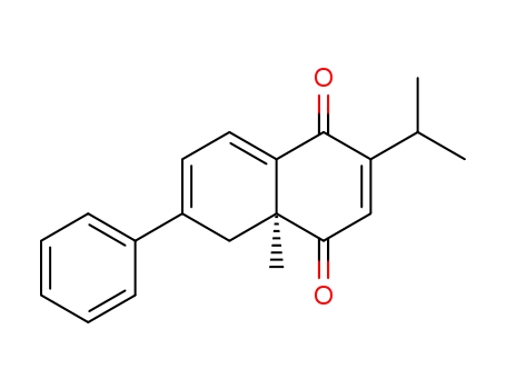 (S)-2-isopropyl-4a-methyl-6-phenyl-4a,5-dihydronaphthalene-1,4-dione
