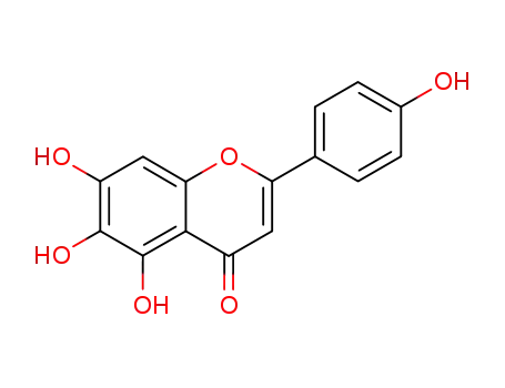 Molecular Structure of 529-53-3 (SCUTELLAREIN)