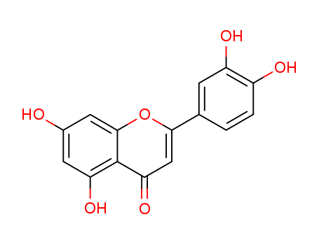 491-70-3,Luteolin,4H-Benzopyran-4-one, 2-(3,4-dihydroxyphenyl)-5,7-dihydroxy-;Cyanidenon 1470;Prestwick_122;Flacitran;4H-1-Benzopyran-4-one, 2-(3,4-dihydroxyphenyl)-5,7-dihydroxy- (9CI);2-(3,4-Dihydroxyphenyl)-5,7-dihydroxy-4-benzopyrone;2-(3,4-dihydroxyphenyl)-5,7-dihydroxy-4H-chromen-4-one;4H-1-Benzopyran-4-one, 2-(3,4-dihydroxyphenyl)-5,7-dihydroxy-;3,4,5,7-Tetrahydroxyflavone;5,7,3,4-Tetrahydroxyflavone;C.I. Natural Yellow 2;2-(3,4-dihydroxyphenyl)-5,7-dihydroxy-chromen-4-one;C.I. 75590;Luteolol;Digitoflavone;3',4',5,7-Tetrahydroxyflavone;