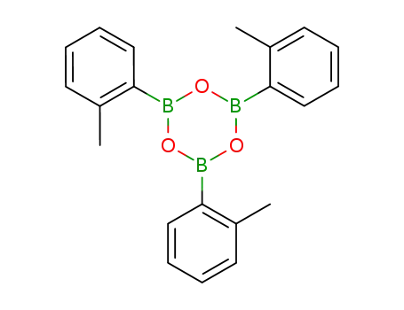 Molecular Structure of 7294-50-0 (Boroxin, tris(2-methylphenyl)-)