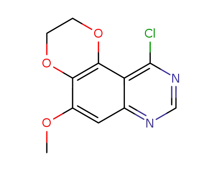 10-chloro-5-methoxy-2,3-dihydro-[1,4]dioxane[2,3-f]quinazoline